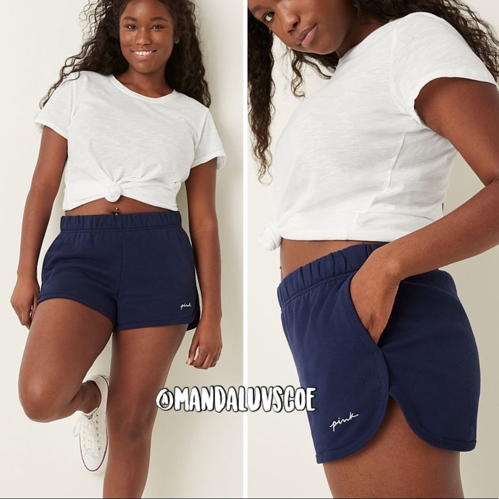 💗VS PINK BLUE ENSIGN VARSITY SHORTS